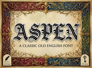 Aspen Font for Creative Projects & Design Work