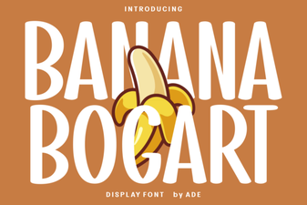 Introducing Banana Bogart: a Creative Font Design