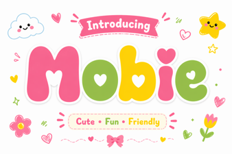 Mobie Font Styles for Creative Web Projects