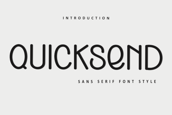Quicksend Font: Style Your Digital Messages
