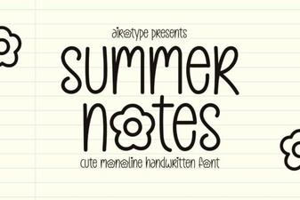Creative Fonts for Your Summer Project Designs